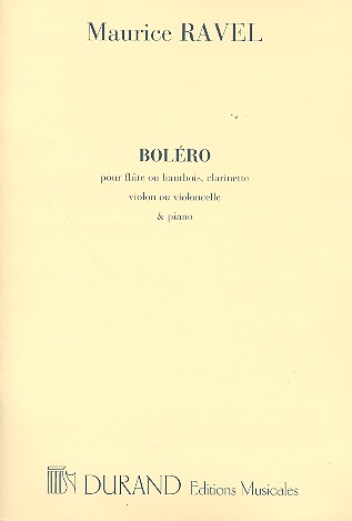 Bolero&nbsp;&nbsp;pour violon et piano&nbsp;&nbsp;