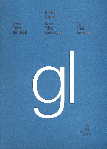 Zwei Trios&nbsp;&nbsp;für Orgel&nbsp;&nbsp;