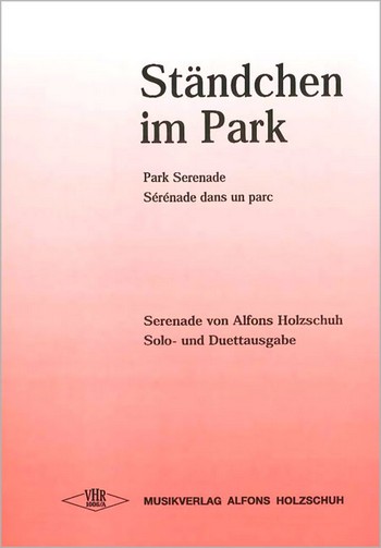 Ständchen im Park  für 2 Akkordeons  2 Stimmen