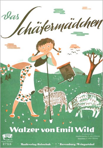 DAS SCHAEFERMAEDCHEN WALZER FUER  AKKORDEON   2STIMMEN  