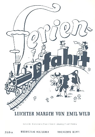 Ferienfahrt Leichter Marsch für  Akkordeon  (mit 2. Stimme)