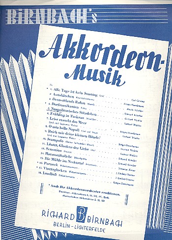 Neapolitanisches Ständchen  für Akkordeon (ab 24 Bässe)  