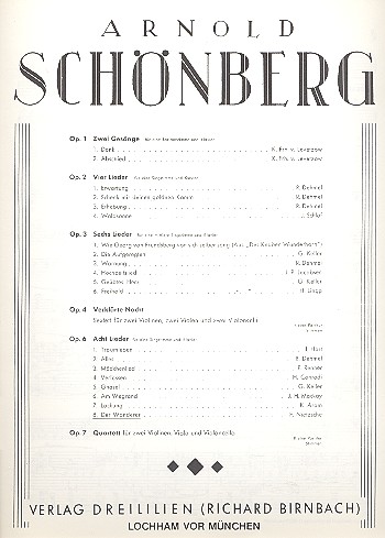 Der Wanderer op.6,8  für Gesang und Klavier  