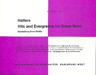 Halters Hits and Evergreens Band 1&nbsp;&nbsp;für Blasorchester&nbsp;&nbsp;Tenorhorn 2