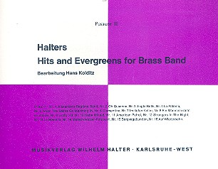 Halters Hits and Evergreens Band 1&nbsp;&nbsp;für Blasorchester&nbsp;&nbsp;Posaune 3 in C