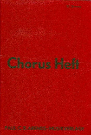 Chorusheft Nr:1 (Nr.1-50): Es-Stimme    