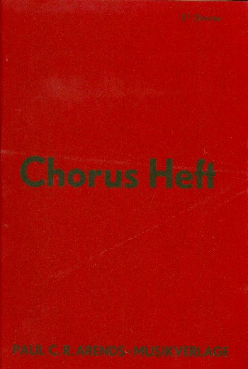Chorusheft Nr:1 (Nr.1-50): Es-Stimme    