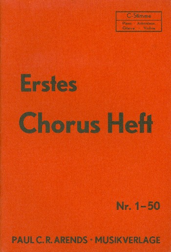 Chorusheft Nr.1 (Nr.1-50): C-Stimme    