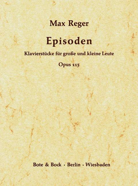 Episoden op.115&nbsp;&nbsp;für Klavier&nbsp;&nbsp;