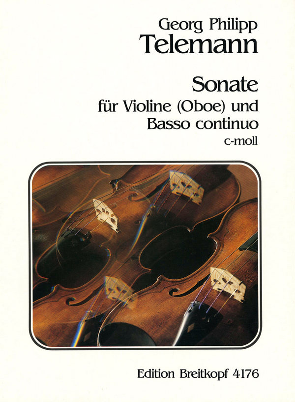 Sonate c-Moll&nbsp;&nbsp;für Violine (Oboe) und Bc&nbsp;&nbsp;