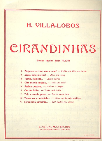 VAMOS MANINHA POUR  PIANO  CIRANDINHAS NR.3