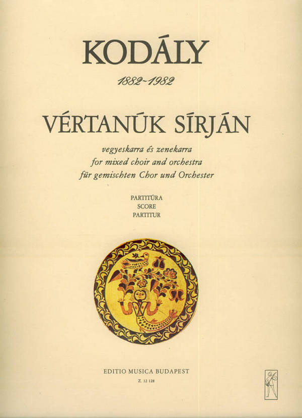 VERTANUK SIRJANAL FUER SATB CHOR&nbsp;&nbsp;UND ORCHESTER, PARTITUR&nbsp;&nbsp;
