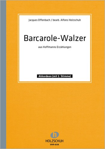 Barcarole-Walzer für Akkordeon  Hoffmanns Erzählungen  