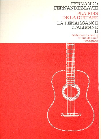 La renaissance italienne vol.2&nbsp;&nbsp;pour guitare&nbsp;&nbsp;