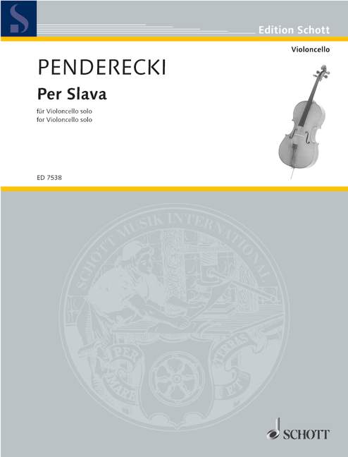 Per Slava  für Violoncello  