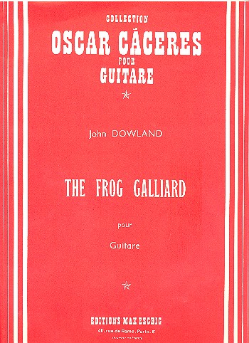 The Frog Galliard pour guitare&nbsp;&nbsp;&nbsp;&nbsp;
