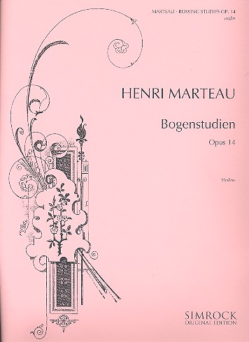 Bogenstudien op.14  für Violine mit Begleitung einer 2. Violine  