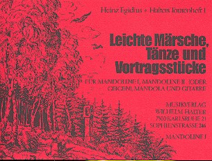 Halters Tourenheft Band 1&nbsp;&nbsp;für Mandolinenorchester&nbsp;&nbsp;Mandoline 1