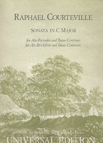 Sonata C major for alto&nbsp;&nbsp;recorder and bc&nbsp;&nbsp;