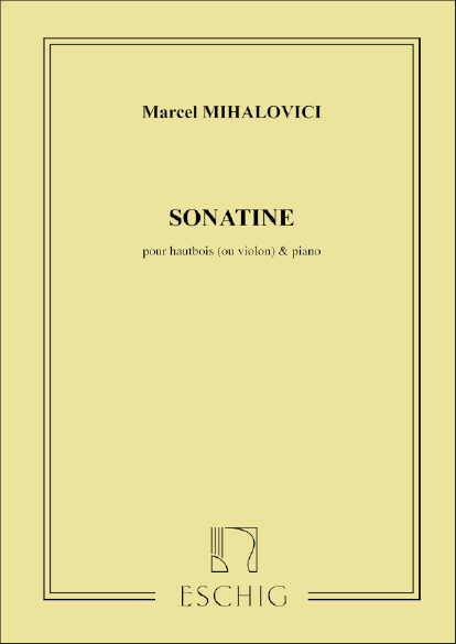 Sonatine op.13 pour hautbois&nbsp;&nbsp;(violon) et piano&nbsp;&nbsp;
