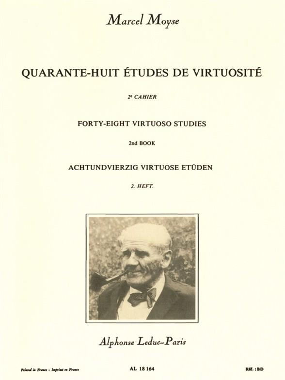 48 études de virtuosité vol.2  pour flûte  