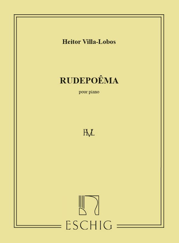 Rudepoema  für Klavier  