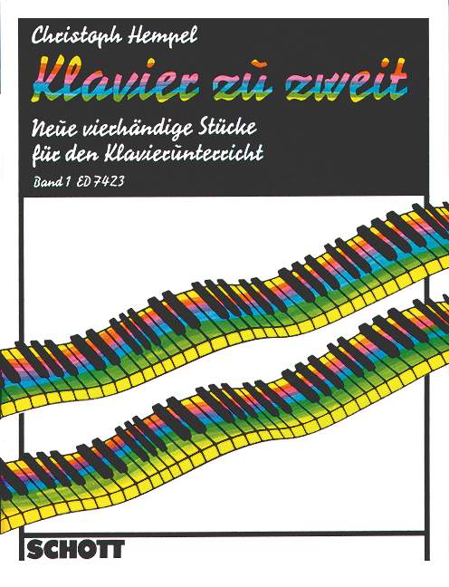 Klavier zu zweit Band 1&nbsp;&nbsp;für Klavier 4-händig&nbsp;&nbsp;