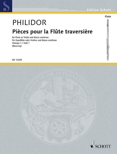Pieces pour la flute traversiere Vol.1&nbsp;&nbsp;for flute and bc&nbsp;&nbsp;