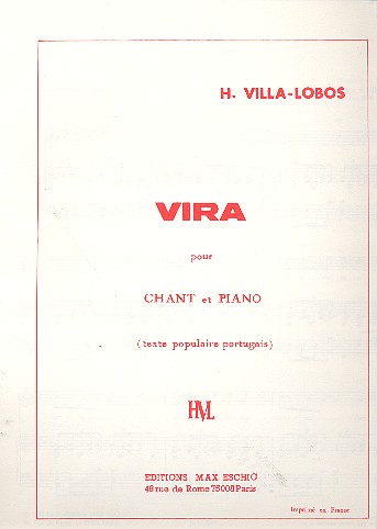 VIRA POUR CHANT ET PIANO (PO)    