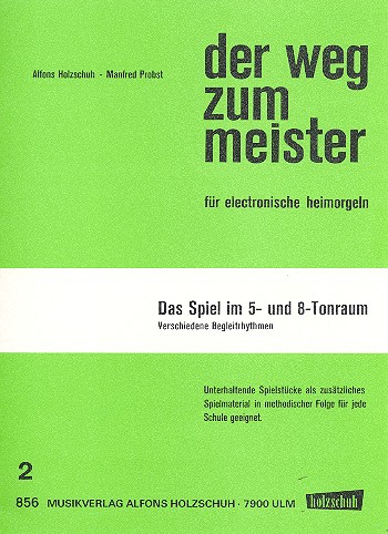 Der Weg zum Meister Band 2  für E-Orgel  