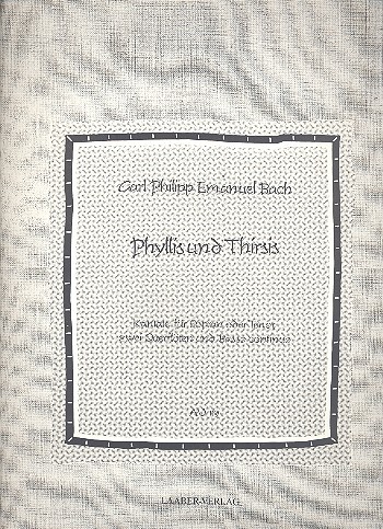 Phyllis und Thirsis Kantate für  Sopran, 2 Flöten und Bc  Partitur