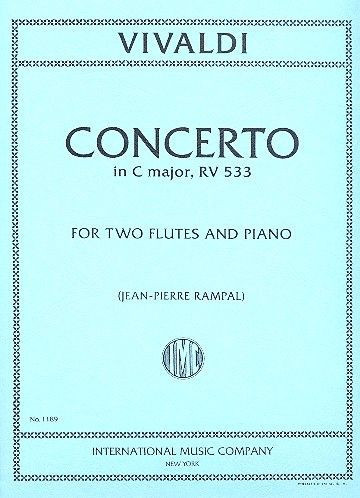 Concerto C major F.VI:2  for 2 flutes and piano  
