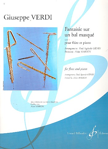 Fantaisie op.17 sur Un Bal Masque pour&nbsp;&nbsp;flute et piano&nbsp;&nbsp;Genin, P., A., arr.