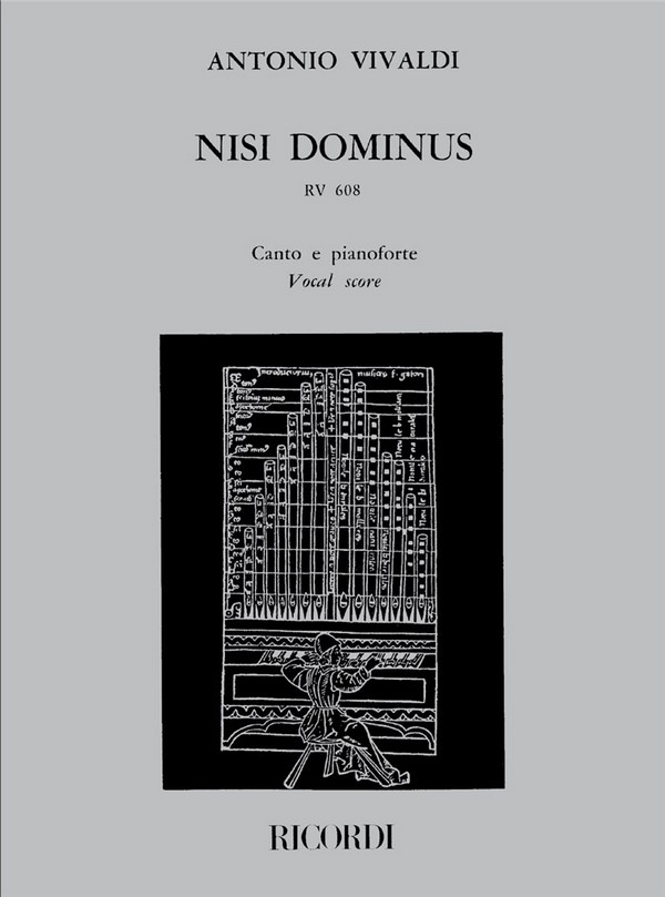 Nisi dominus RV608 per contralto, archi et bc&nbsp;&nbsp;canto e pianoforte (la/en)&nbsp;&nbsp;