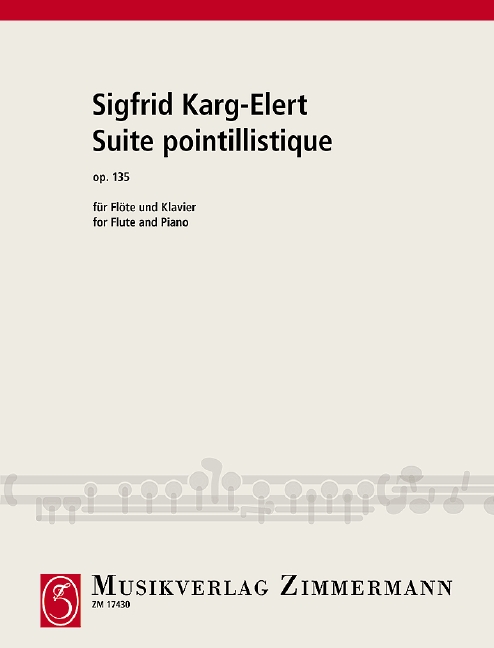 Suite pointillistique op.135&nbsp;&nbsp;für Flöte und Klavier&nbsp;&nbsp;