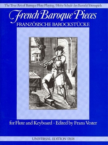 French baroque pieces for flute&nbsp;&nbsp;and keyboard   score+2parts&nbsp;&nbsp;fester, frans, ed