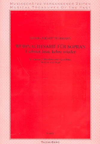 Liebster Jesu kehre wieder  für Sopran, 2 Blockflöten (Flöten), Streicher und Bc  Partitur  (= Sopran/Cembalo)