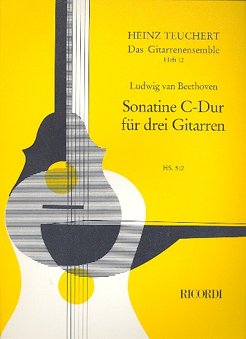 Sonatine C-Dur für 3 Gitarren&nbsp;&nbsp;Partitur und Stimmen&nbsp;&nbsp;