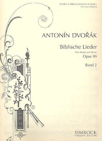 Biblische Lieder op.99 Band 2  für tiefe Singstimme und Klavier (dt/fr/en/ts)  