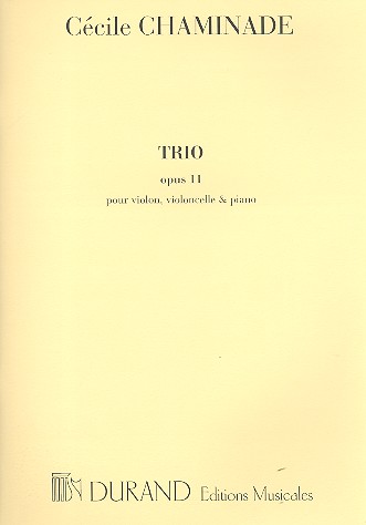 Trio sol mineur op.11 pour&nbsp;&nbsp;piano, violon et violoncelle&nbsp;&nbsp;parties