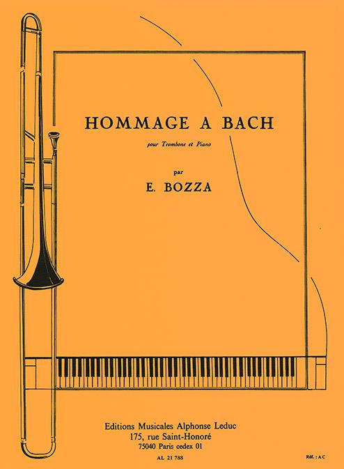 Hommage à Bach pour trombone et&nbsp;&nbsp;piano&nbsp;&nbsp;