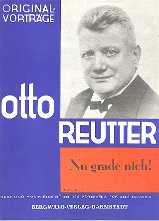 Nu grade nich für Singstimme&nbsp;&nbsp;und Klavier (dt)&nbsp;&nbsp;