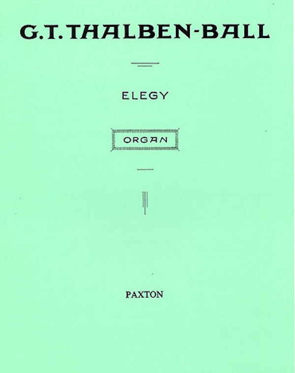 Elegy  for organ  