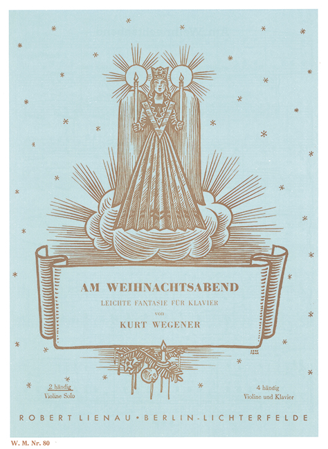 Am Weihnachtsabend  für Klavier  