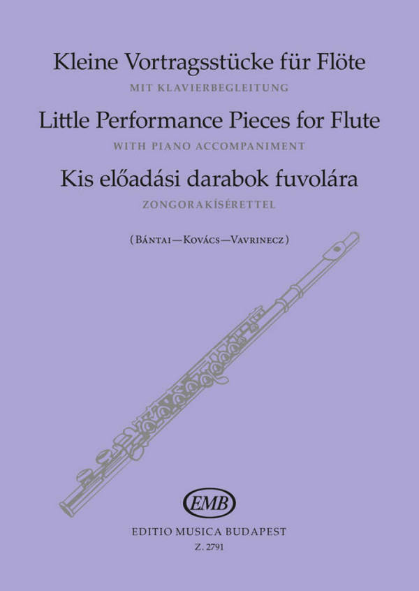 Kleine Vortragsstücke&nbsp;&nbsp;für Flöte und Klavier&nbsp;&nbsp;