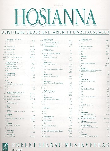 Agnus Dei KV317  Für tiefe Singstimme und Klavier  