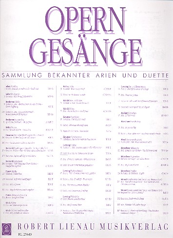 Vater Mutter Schwestern Brüder (aus 'Undine')  für hohe Stimme und Klavier  