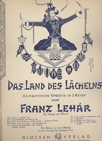 Wer hat die Liebe uns ins Herz&nbsp;&nbsp;gesenkt  aus Das Land des Lächelns&nbsp;&nbsp;für Sopran, Tenor und Klavier (dt)