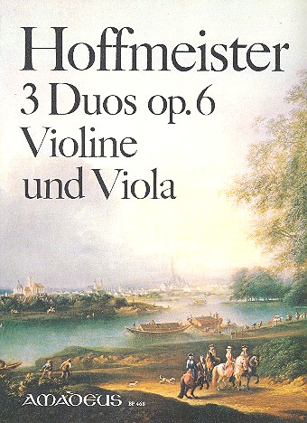 3 Duos op.6  für Violine und Viola  Stimmen