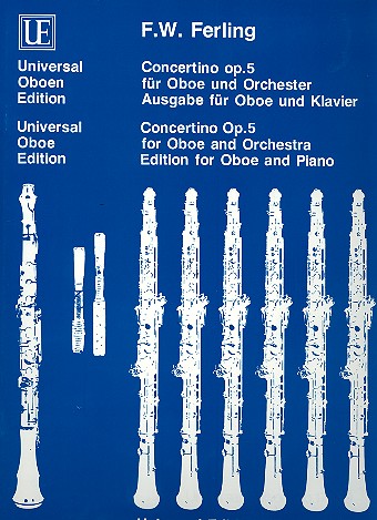 Concertino op.5 für Oboe und Orchester  für Oboe und Klavier  
